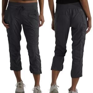 The North Face Womens Aphrodite 2.0 Capri Pants Sz S Gray/Purple Outdoor Hiking